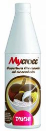 Mycrocc Toschi, topping croccante al cioccolato per gelato e dessert.