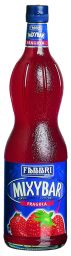 Bottiglia Mixybar Fabbri fragola. Sciroppo concentrato per cocktail e long drink. Gusto fragola.