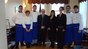 Chef di Langhe e Roero con Console De Conno e Alberta Lai a Vancouver. Cucina italiana, chef, console, evento.