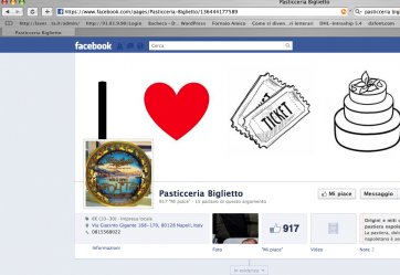 Pagina Facebook Pasticceria Biglietto. Dolci tipici napoletani, biglietti, torta. Scopri la pasticceria a Napoli!
