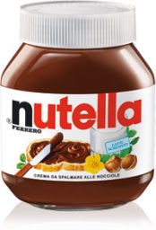 Barattolo Nutella 750gr. Crema spalmabile alle nocciole, ideale per colazione e merenda.