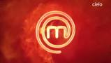 Logo MasterChef Italia su sfondo rosso. Programma TV culinario.