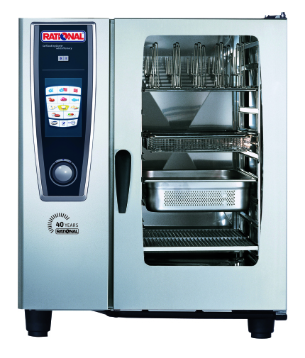 Forno professionale Rational SelfCookingCenter. Attrezzatura per ristorazione, cottura efficiente.