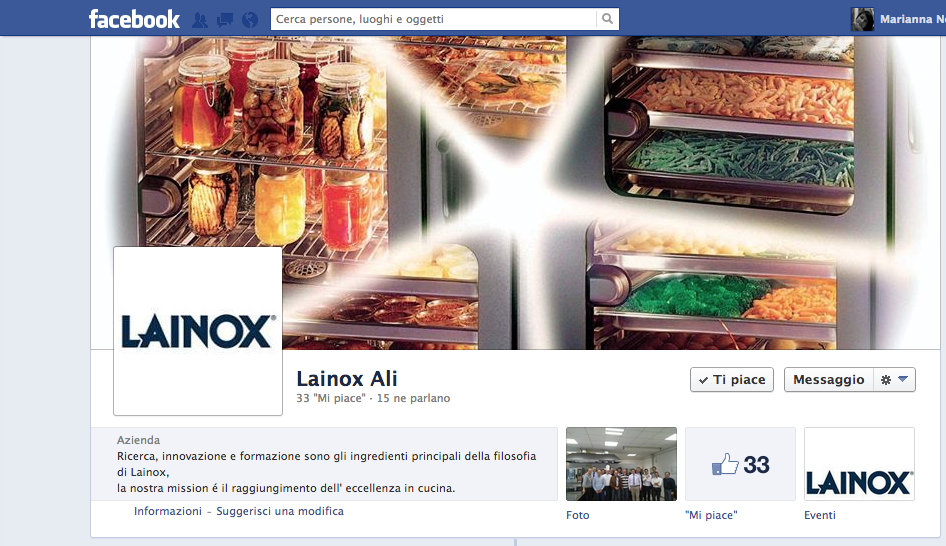Lainox diventa social