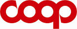 Logo Coop rosso. Supermercato e cooperativa italiana.
