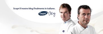 Banner blog Debic in italiano. Chef Debic per ricette con panna e latticini.
