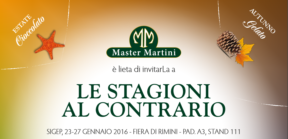 Master Martini a Sigep 2016