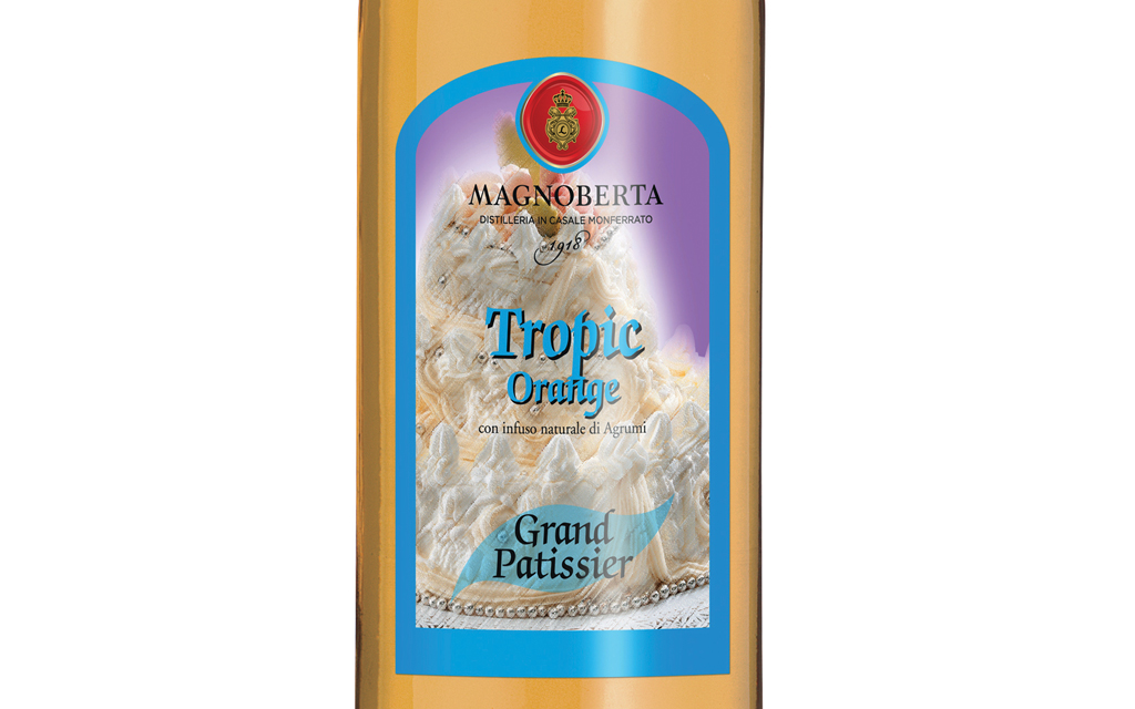 Liquore Tropic Orange Magnobeta. Distillato artigianale italiano con infuso di agrumi.