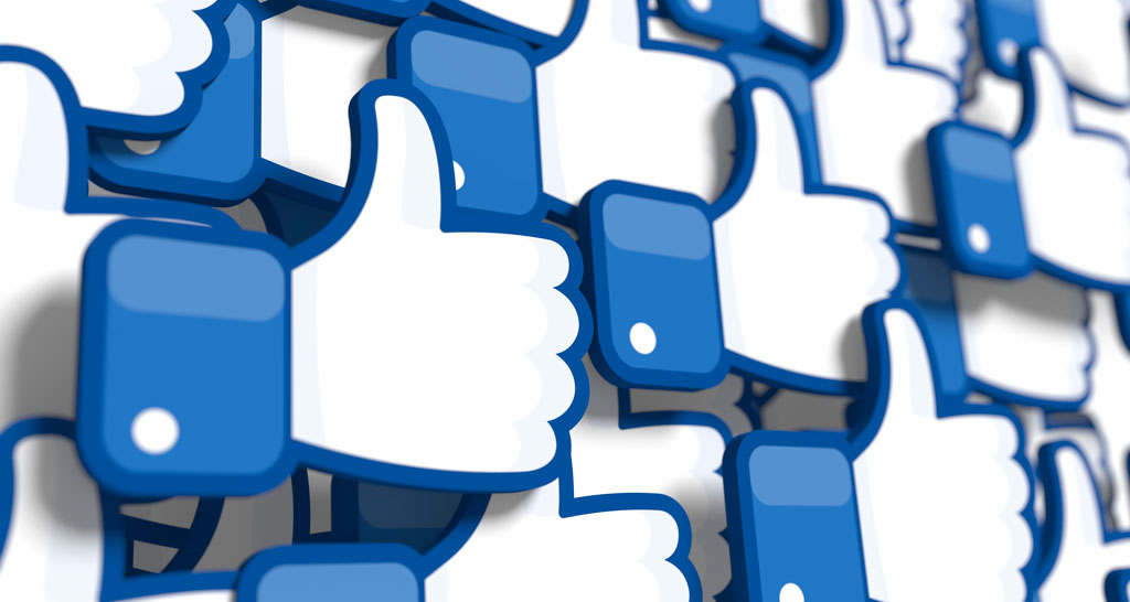 Icone Mi piace di Facebook. Social media, approvazione, consenso.