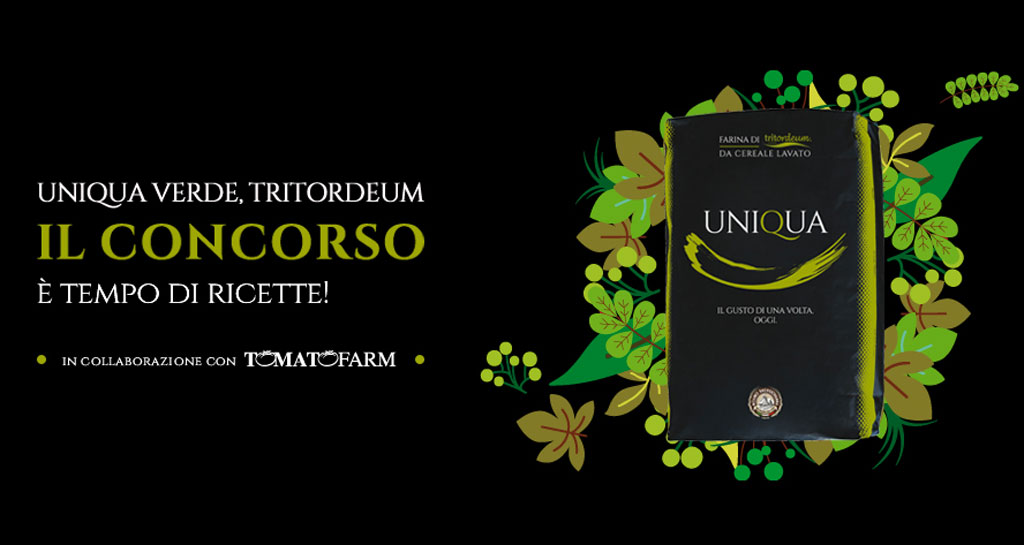Concorso Tritordeum Uniqua Verde: farina da cereale lavato per ricette uniche.