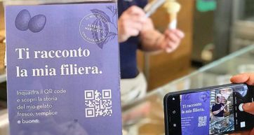 Gelato artigianale Alberto Marchetti: scopri la filiera con il QR code. Gelato fresco e semplice. #gelatoitaliano (122)