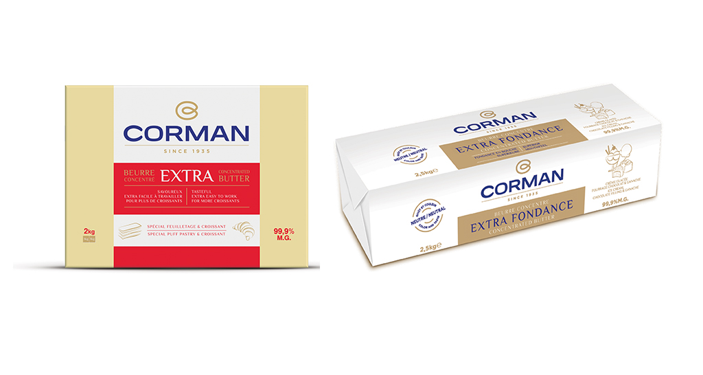 Burro Corman: Extra Butter e Extra Fondance per pasticceria e croissant.