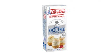 Panna da montare Elle & Vire Excellence. Crema francese per pasticceria, ideale per dolci e dessert.