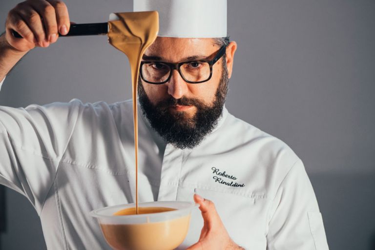 Roberto Rinaldini, chef pasticcere. Arte dolce, alta pasticceria italiana.