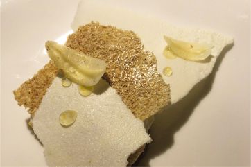 Dolce Pinolo e Miele di Francesca Chiricosta. Dessert gourmet con pinoli e miele.