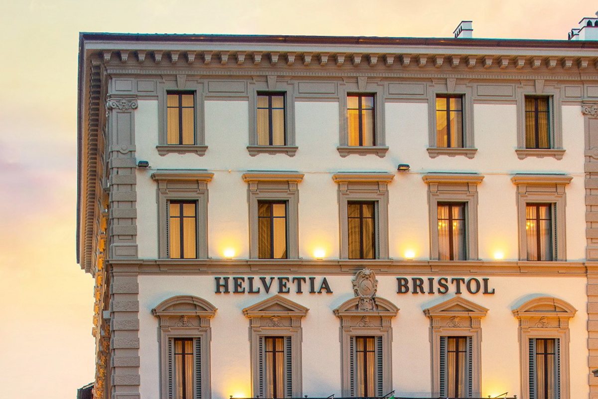 Facciata Helvetia & Bristol Firenze. Iginio Massari all'Helvetia & Bristol.