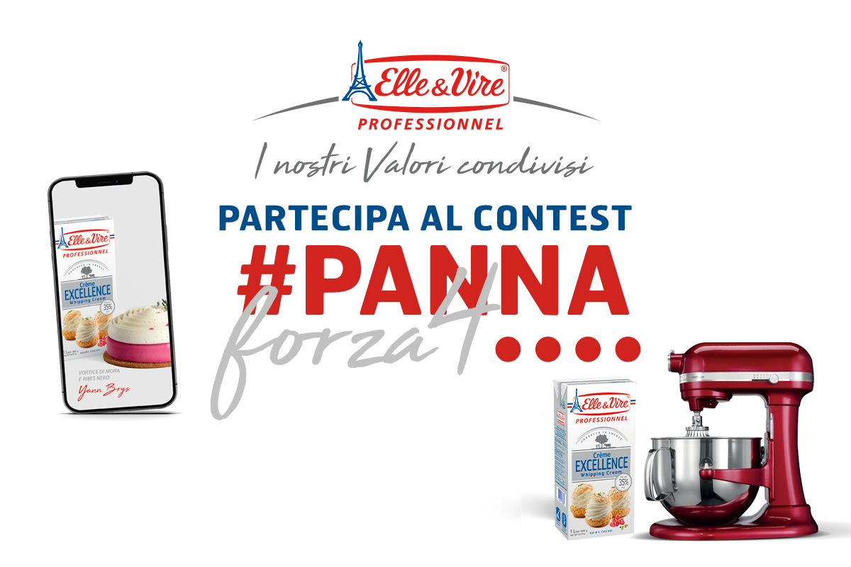 Elle & Vire Professionnel: Contest #Pannaforza. Panna Excellence, planetaria rossa.
