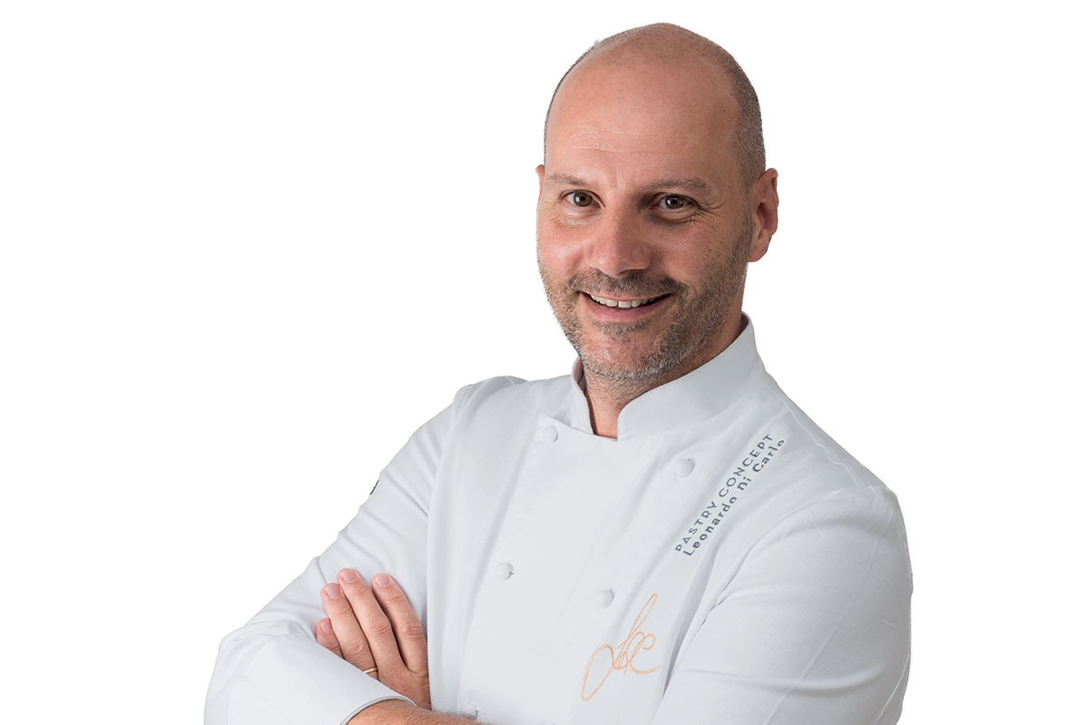 Leonardo Di Carlo, chef pasticcere. Orizzonti di Festa, alta pasticceria e dolci d'autore.