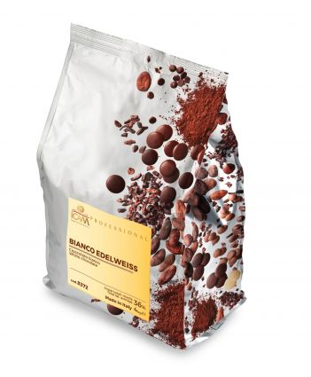 Cocco Babà: Cioccolato Bianco Edelweiss ICAM Professional. Ingredienti per pasticceria.