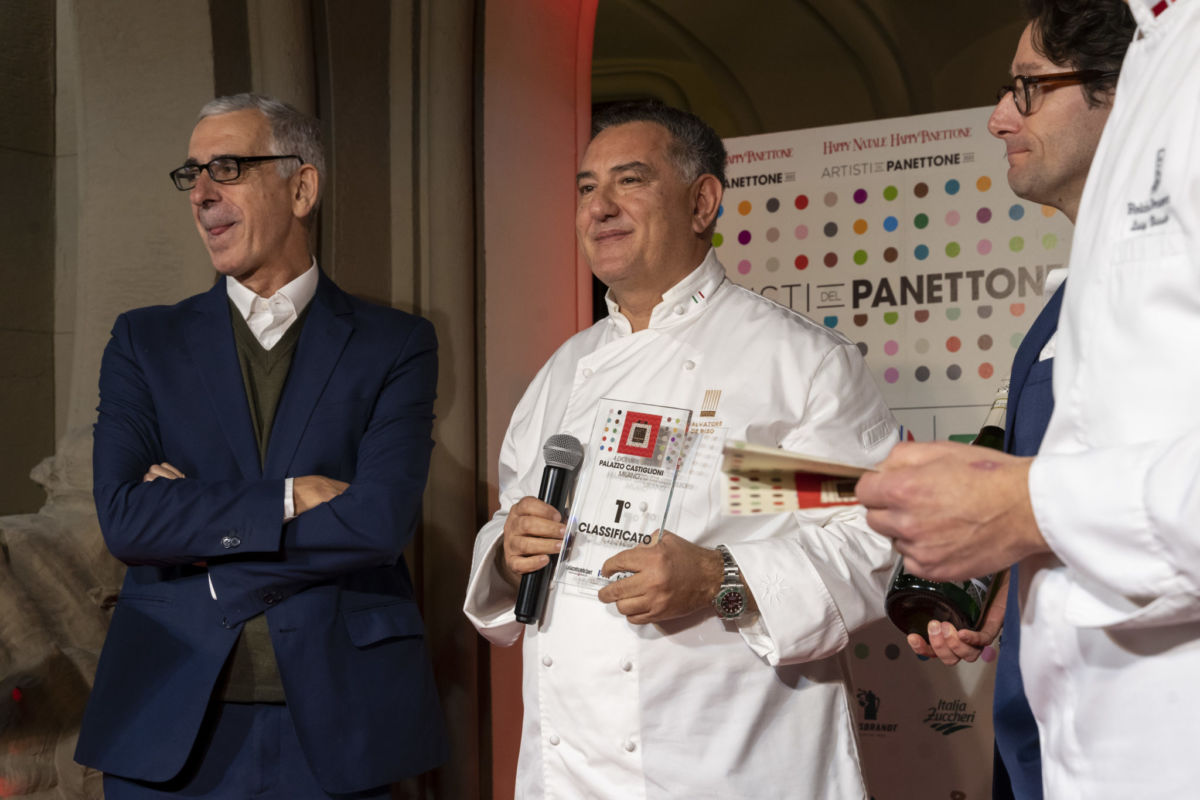 Il vincitore Sal De Riso, 1° posto per i contest Autori del Panettone