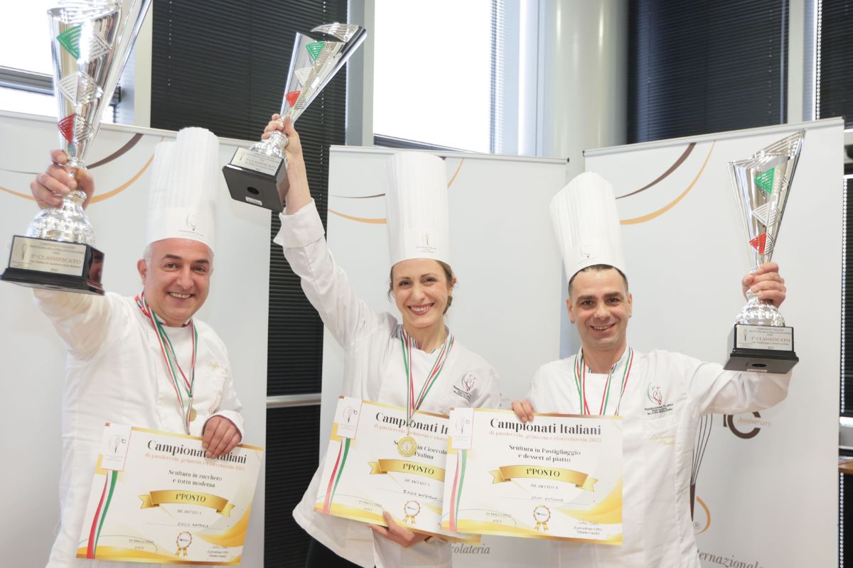 Campionato nazionale FIPGC 2023, ecco i migliori pasticcieri d’Italia