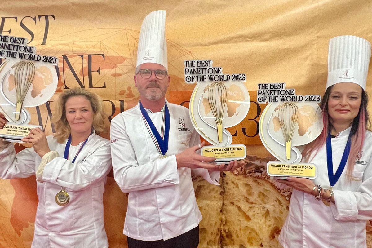 Chef premiati al Campionato Mondiale Panettone. Miglior panettone classico del mondo.