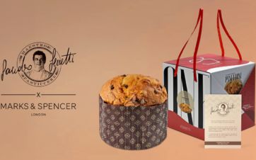 Panettone Ferretti Marks & Spencer. Dolce artigianale italiano, confezione regalo elegante.