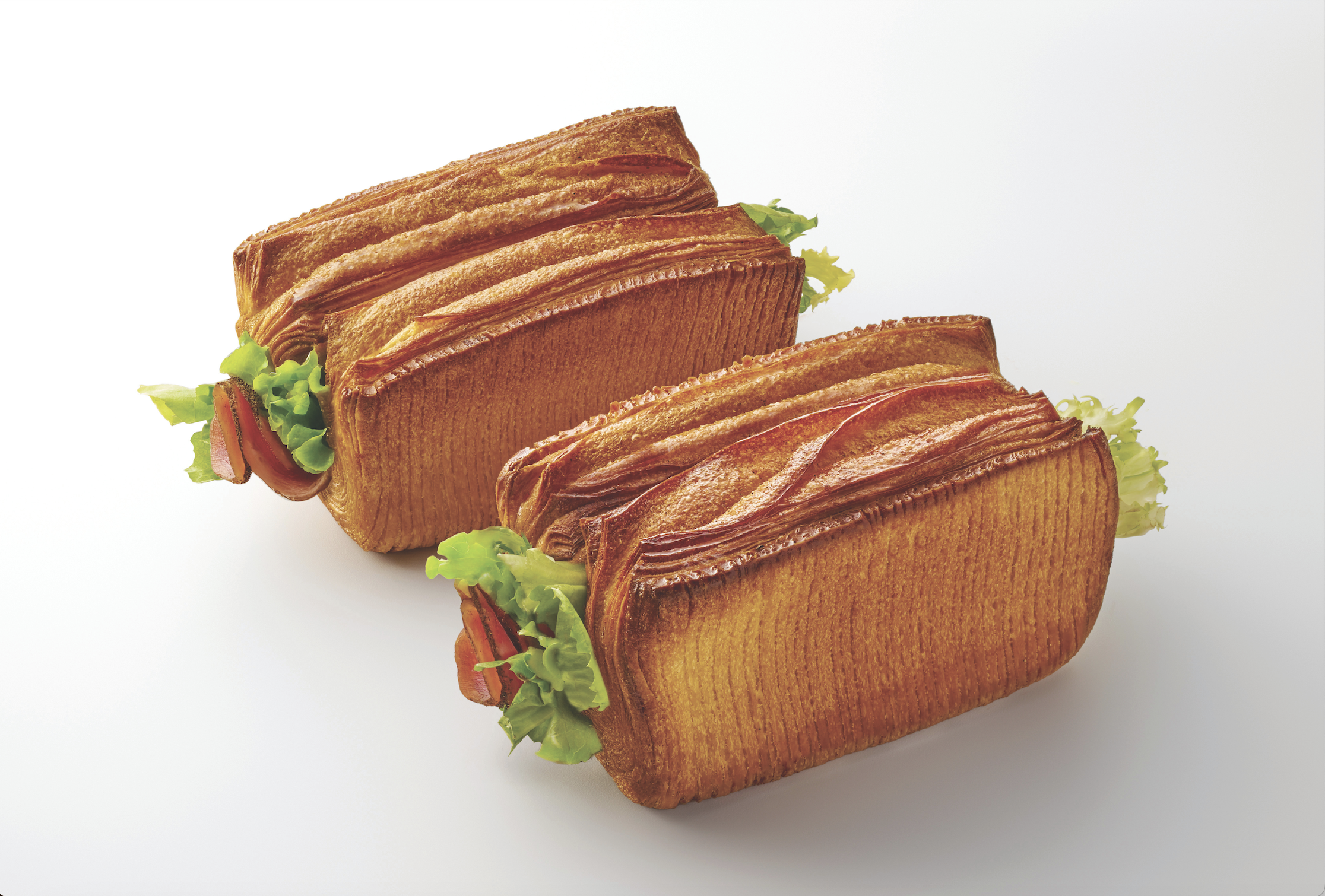 Panini al latte sfogliati